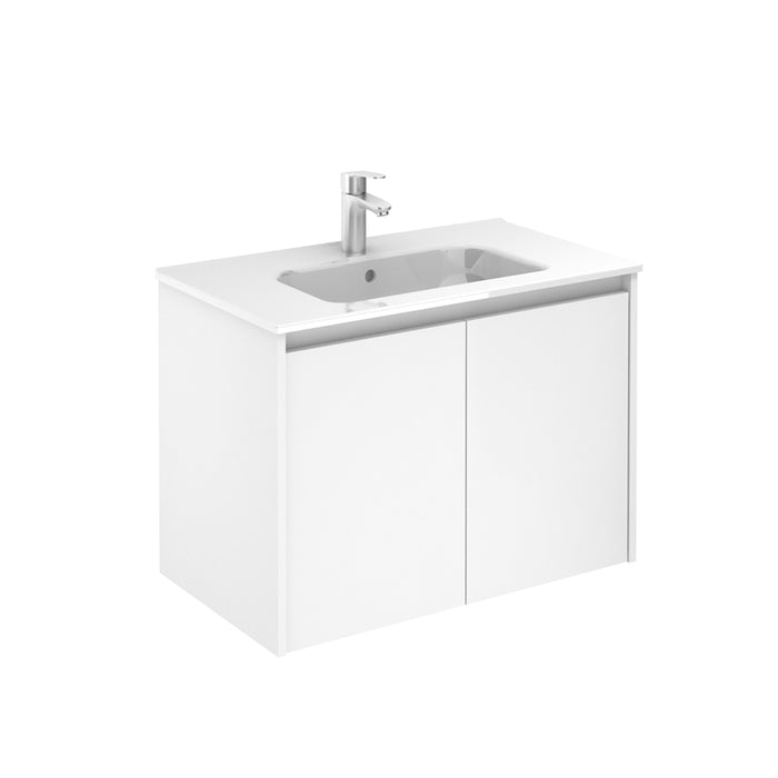 ROYO SANSA Furniture+Washbasin 2 Doors Gloss White