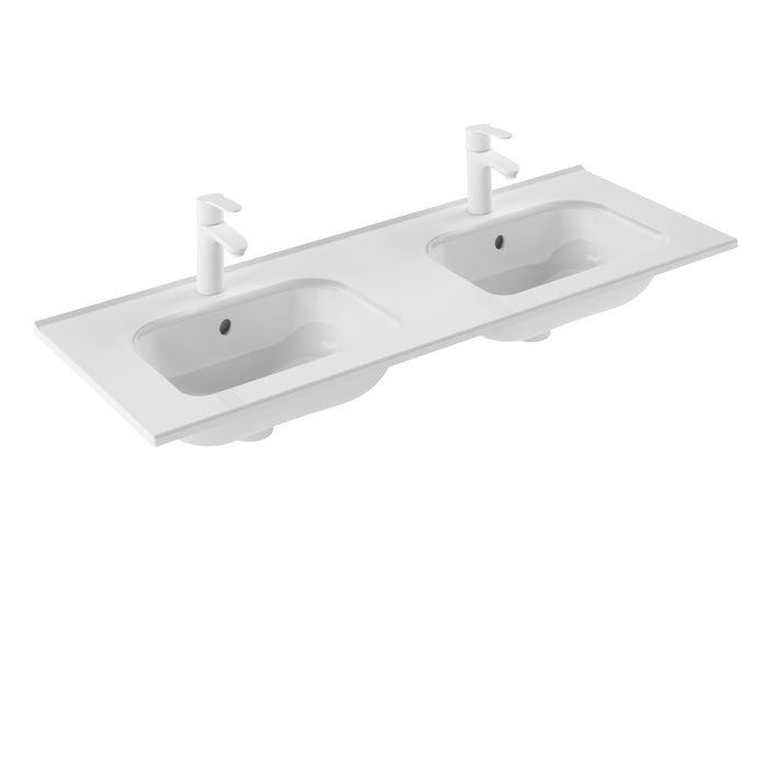 ROYO C0072626 VITALE Bathroom Furniture with Sink 120 cm 6 Drawers Glossy White