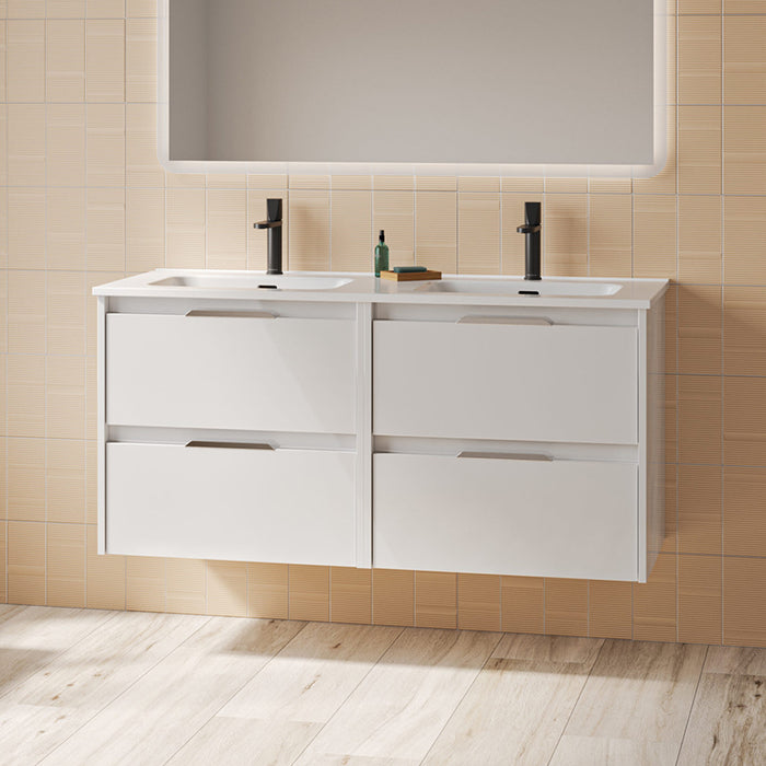 AMIZUVA C0073818 SUKI Furniture+Sink 4 Drawers 120 Glossy White