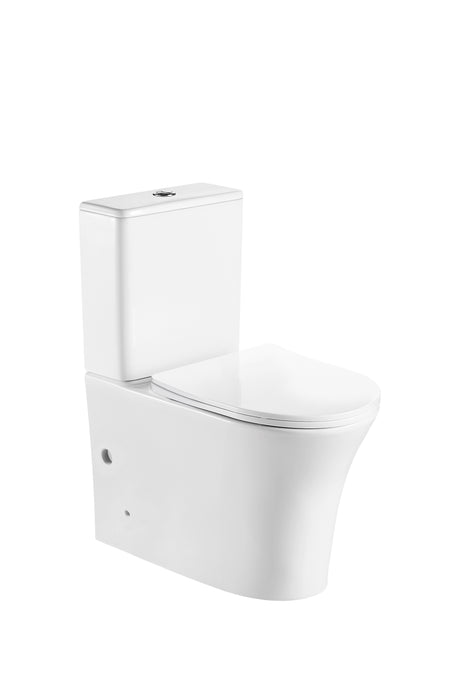 AQUORE PARIS Complete Rimless Toilet Compact White