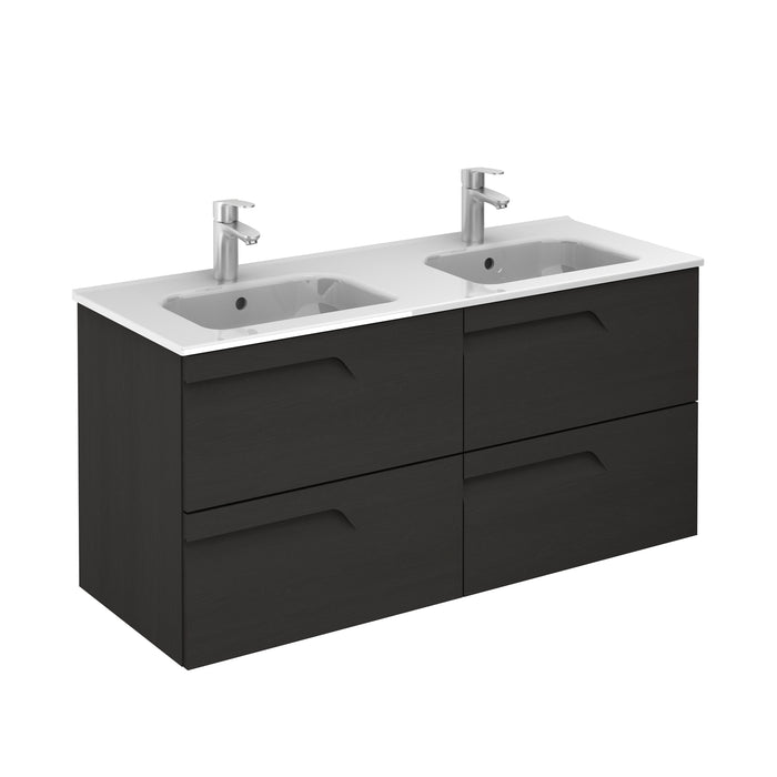 ROYO C0072405 VITALE Bathroom Furniture with Sink 120 cm 4 Drawers Gray Nature