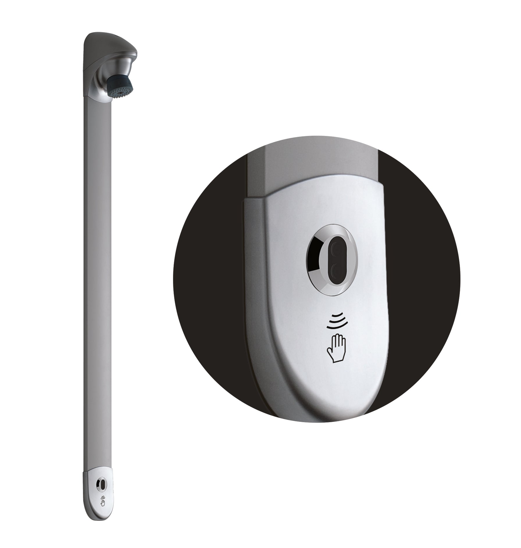 Roca Mechanisms EM1 – Mecanismo Electrónico Sin Contacto De Doble Descarga Para Cisterna – Ajustable 2-6 Litros – Funciona Con Pilas AA