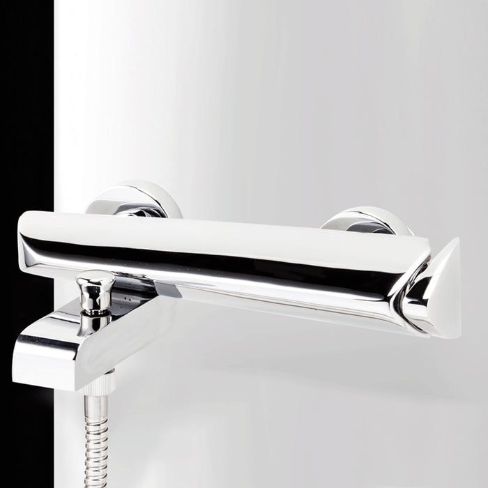 GALINDO 90041026 Seven Bath-Shower Tap With Black Marble Accessories