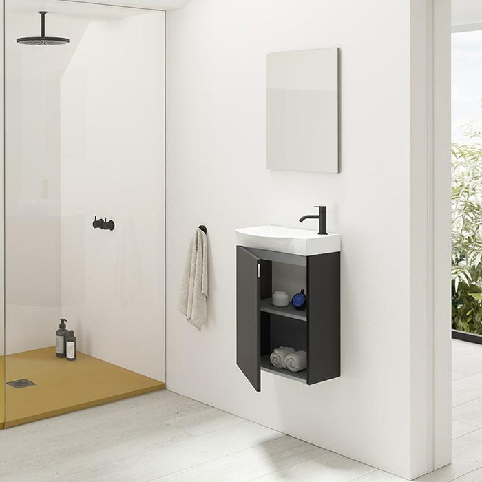 Micasa - 15 lavabos con mueble para baños pequeños