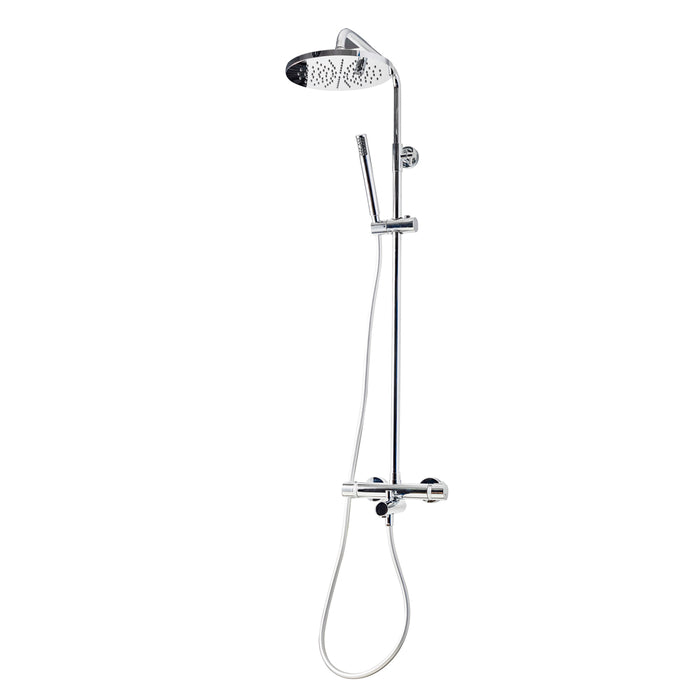 GALINDO 50049700 PYSA Thermostatic Shower Tap with 250 mm Spray Column and PVC Hose