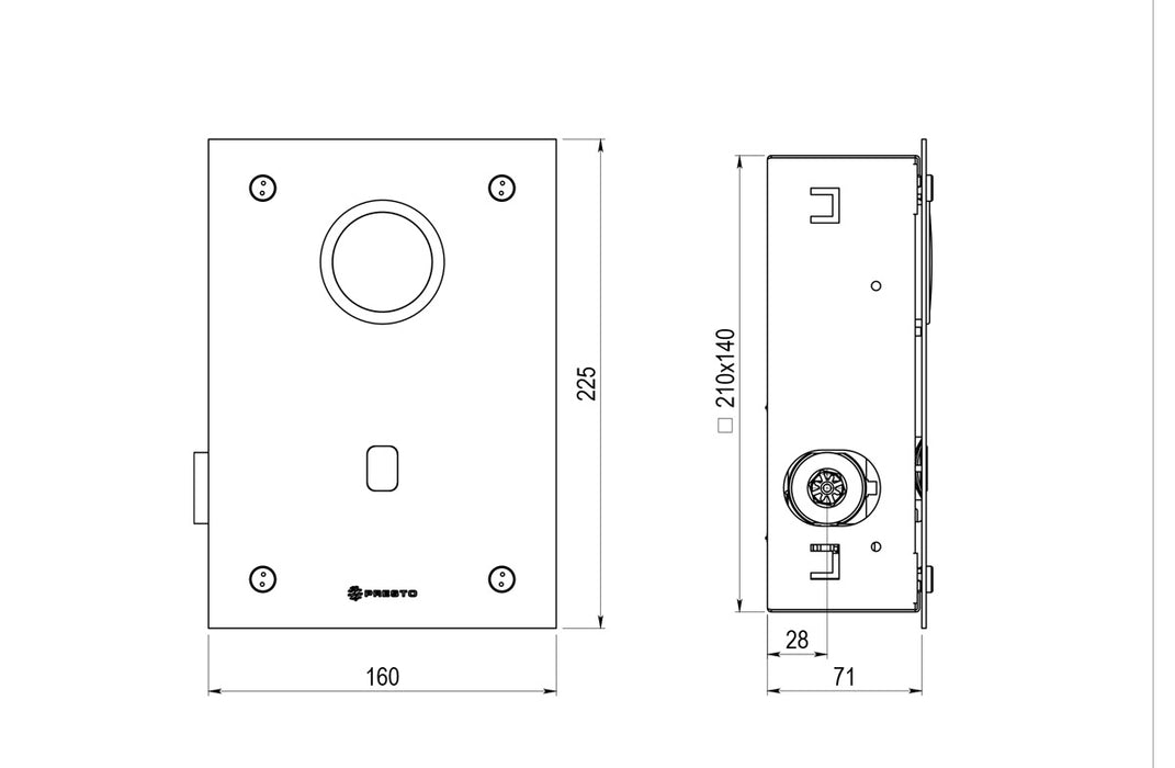 PRESTO 79700PR DOMO SENSIA Pila Cromo
