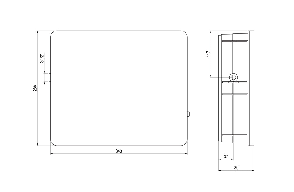 PRESTO 96303PR DREAMS Outdoor Shower 3 Outlets