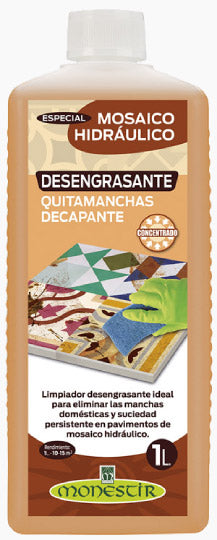 MONESTIR Desengrasante/Quitamanchas/Decapante Mosaico Hidráulico