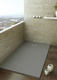 AQUORE EKOSTONE Plato Ducha Resina Gris Claro