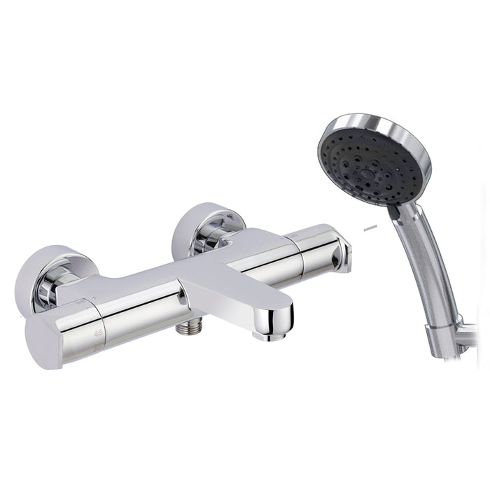 GALINDO 46041000 AROHA Thermostatic Bath-Shower Tap with Cold Body Shower Accessories