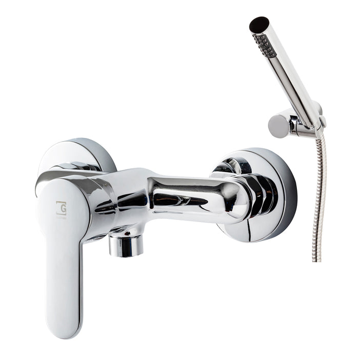 GALINDO 2153000 ZIP PLUS 2.0 Chrome Shower Tap With Shower Accessories