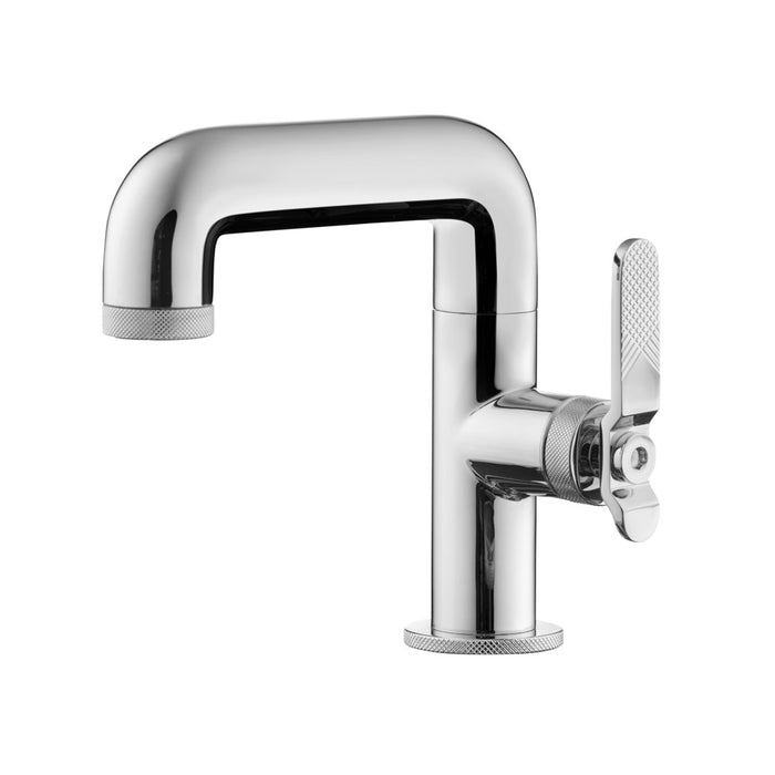 GALINDO 7974000 STREM Lever Push-Button Basin Tap with Semi-Automatic Outlet