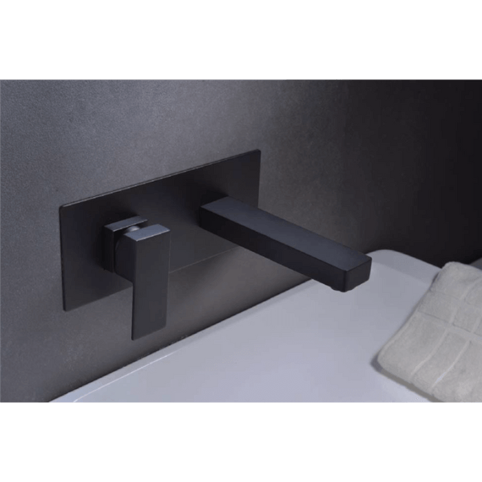IMEX GLE020/NG SUIZA Matte Black Built-in Basin Tap