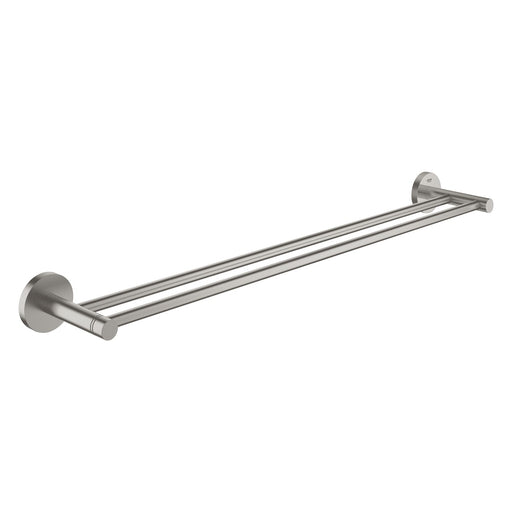 GROHE 40 802 DC1 Essentials Toallero Doble SuperSteel 5 a 7 Días Grohe 