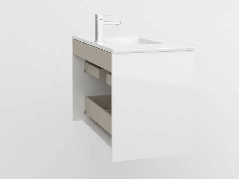 ▷ Mueble 120 cm. con lavabo + 4 cajones Salgar Noja 1200