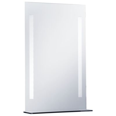 VXL Bathroom Wall Mirror with Led and Shelf 60X80 Cm