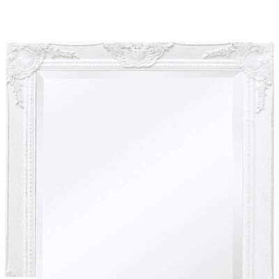 VXL Baroque Style Wall Mirror 120X60 Cm White