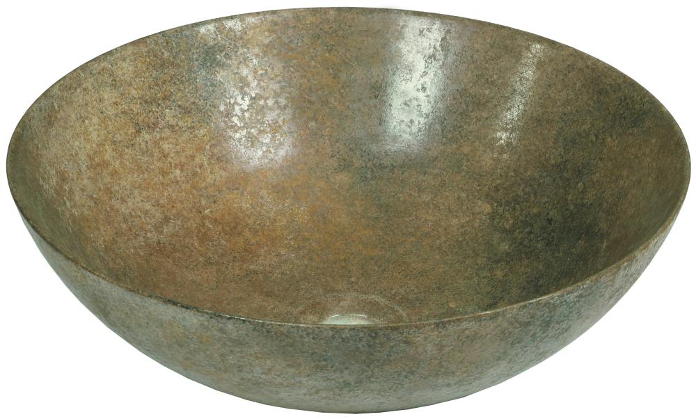 DUNE 188613 MAGNET COPPER Washbasin by Sobreencimera 40x40x15 cm