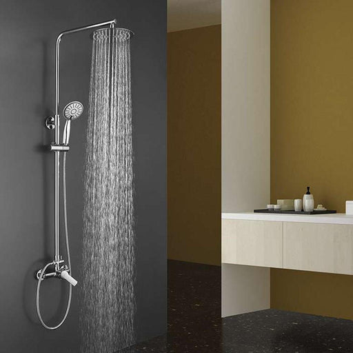 Columna de ducha monomando retro SENISE dorado envejecido – Entorno Baño