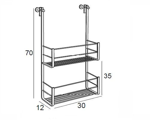 TORRENT HANDLES 06229002 Grid For Screen Chrome