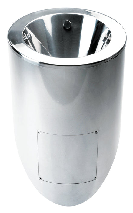 MEDICLINICS SNU104C Round Wall Urinal in AISI 304 Stainless Steel Glossy Finish