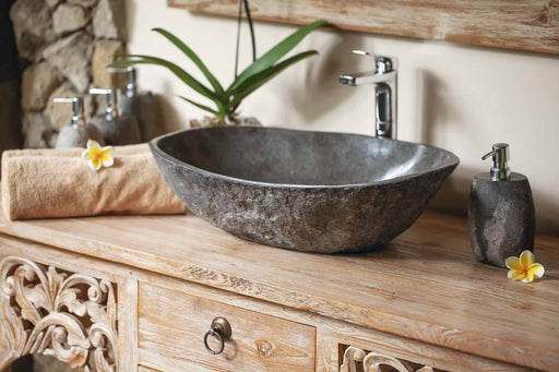 Lavabo Sobre Encimera De Cristal Mexen - Negro, 46x33 Cm, Sin Orificios Para Grifo Y Rebosadero, Vidrio Irrompible