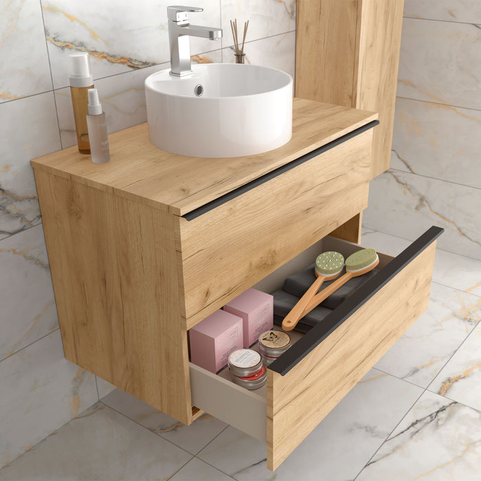 SALGAR NABUA Oak Furniture+Sink+Countertop