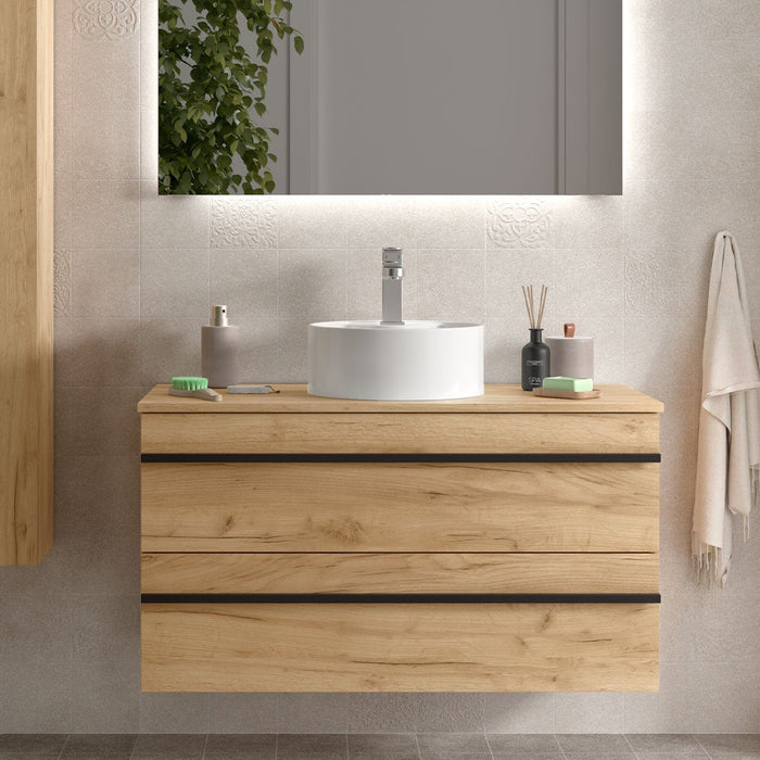 SALGAR BORN Furniture+Sink+Oak Countertop