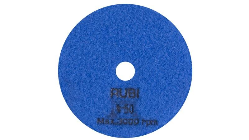 RUBI 62970 Disco Flexible Diamantado Para Pulir 100 mm Grano 50 7 a 10 Días Rubi 