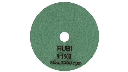 RUBI 62975 Disco Flexible Diamantado Para Pulir 100 mm Grano 1500 7 a 10 Días Rubi 