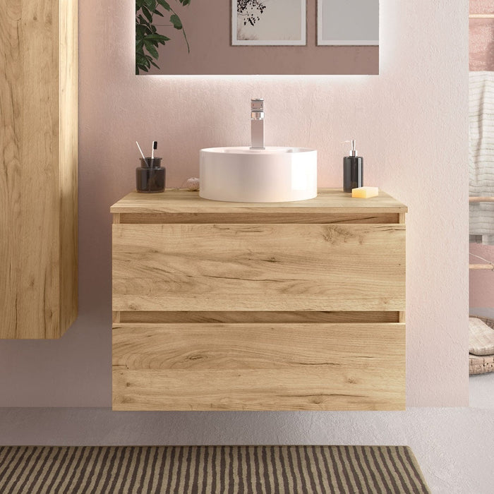 SALGAR BEQUIA Oak Furniture+Sink+Countertop