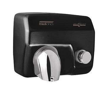MEDICLINICS E05B SANIFLOW Black Manual Hand Dryer