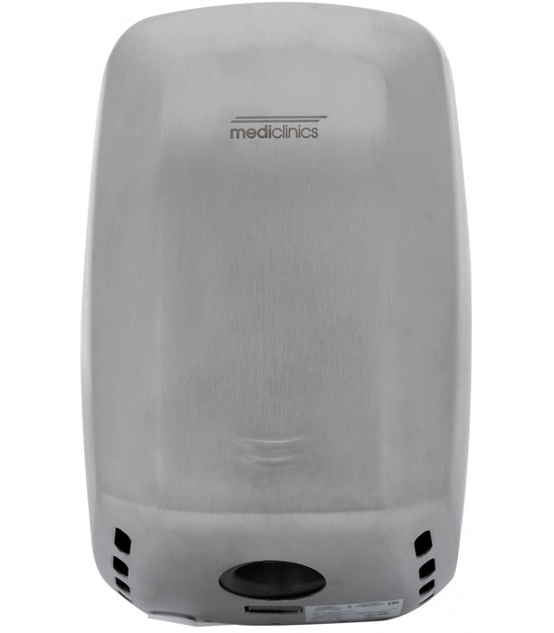 MEDICLINICS M09ACS-FIL MACHFLOW Automatic Hand Dryer Satin Finish with Hepa Filter