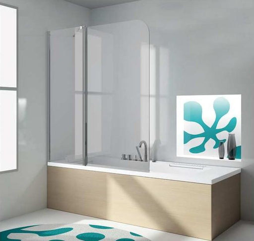 Mampara de ducha abatible - STEAM PB+F - Relax srl - rectangular / de  esquina / de vidrio templado