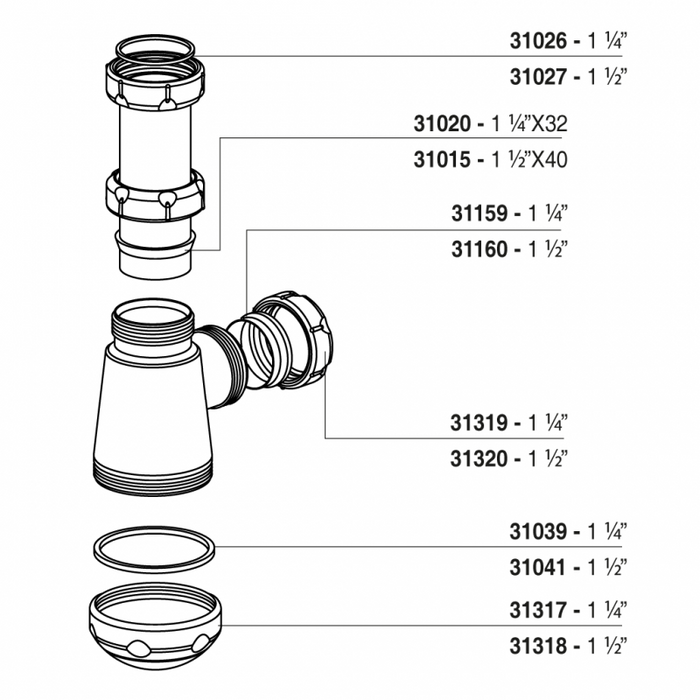 JIMTEM S-392 Siphon Bottle Urinary Chrome